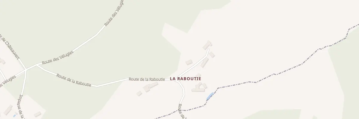 Plan du 5 La Raboutie-Est à Beleymas