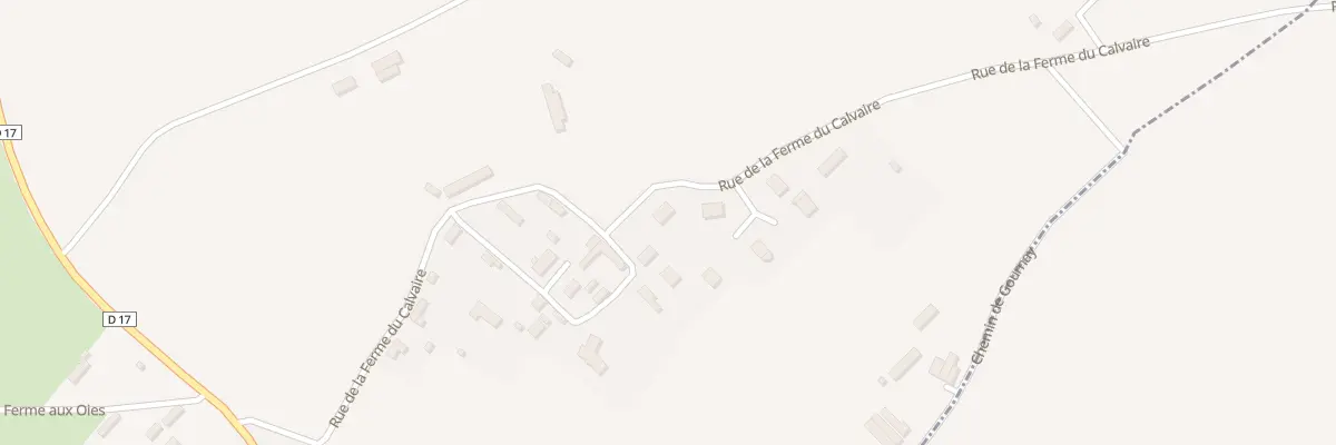 Plan du 400 Rue de la Ferme du Calvaire à Limpiville