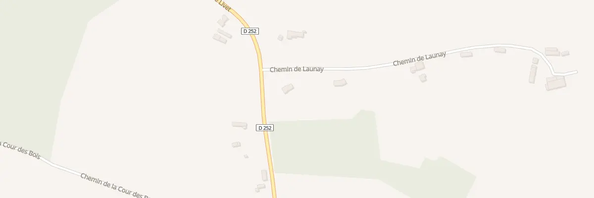 Plan du 52 Che de Launay à Beaufai