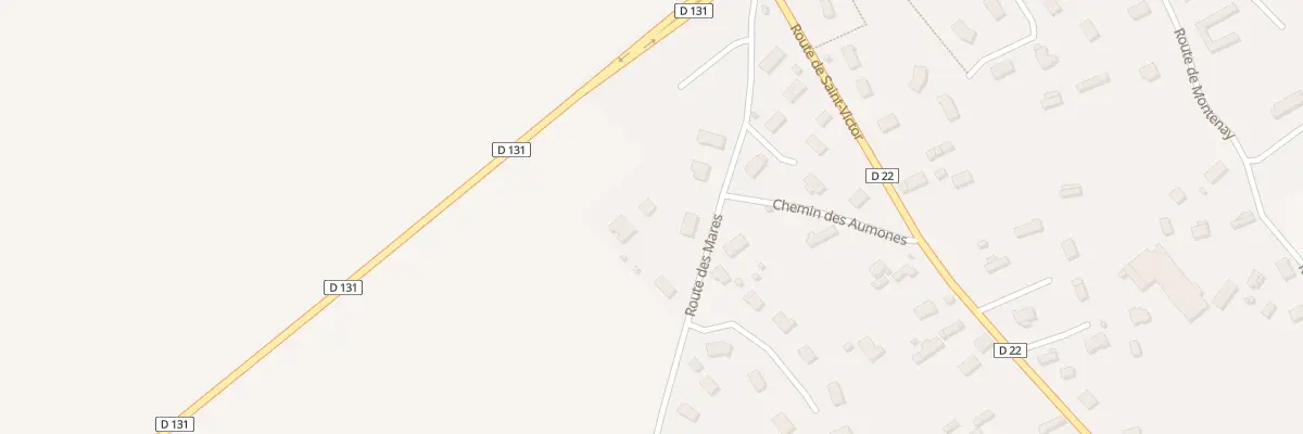 Plan du 22 Rte des Mares à Saint-Victor-de-Chrétienville