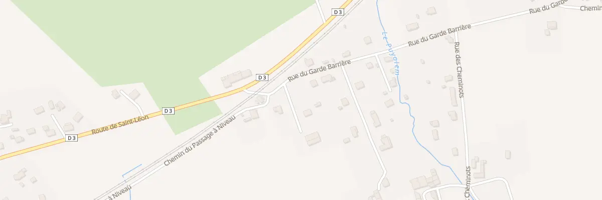 Plan du 981 Rue du Garde Barrière à Saint-Astier