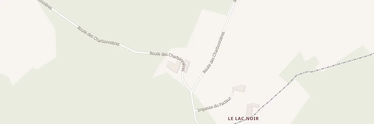 Plan du 1881 Rte des Charbonnières à Hautefaye