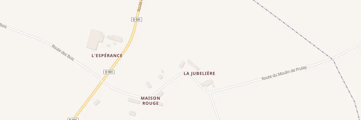 Plan du 52 La Jubelliere à Parfondeval