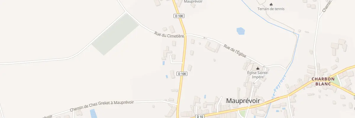 Plan du 15 Rue du Château à Mauprévoir
