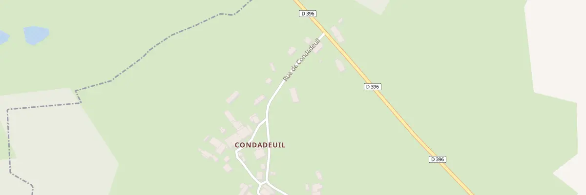 Plan du 1 Rue de Condadeuil à Mazerolles