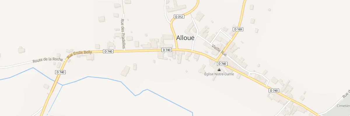 Plan du 47 Rue Emile Belly à Alloue