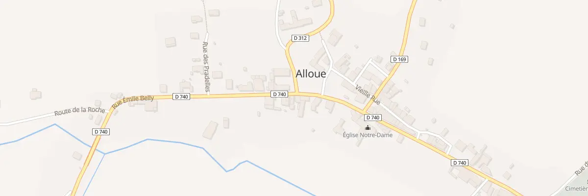 Plan du 49 Rue Emile Belly à Alloue