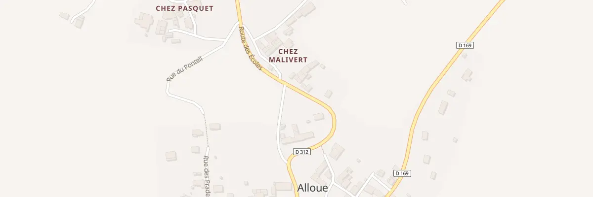 Plan du 6 Rue Buissonniere à Alloue