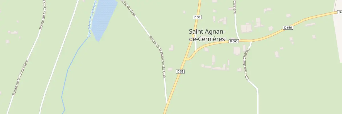 Plan du 142 Rte de la Planche du Gue à Saint-Agnan-de-Cernières