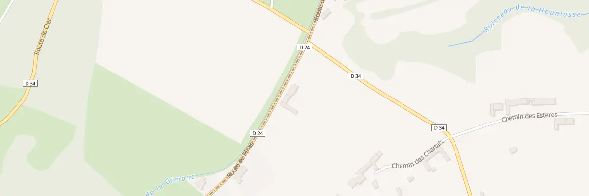 Plan du 1 Rte de Pinas à Boudrac