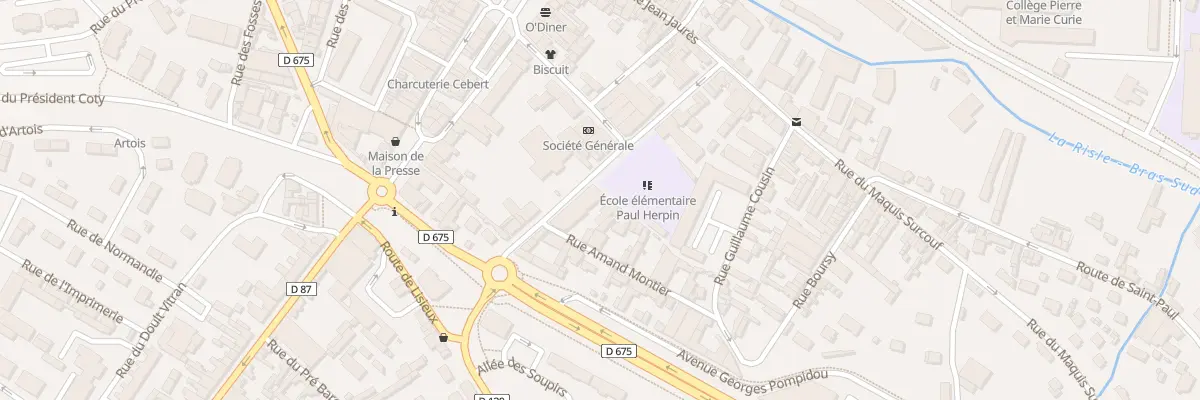 Plan du 13 Res Le Parnasse Rue Delaquaize à Pont-Audemer