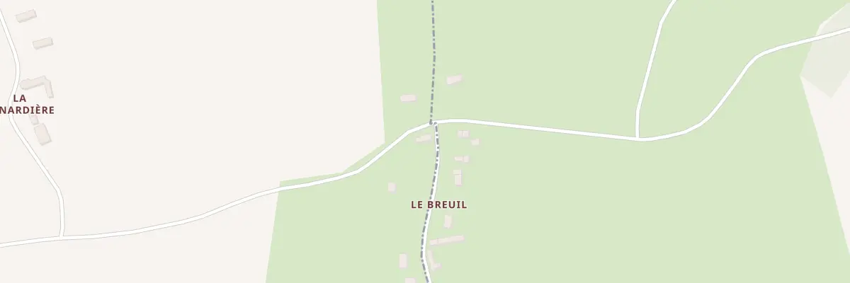 Plan du 4 Breuil à Courgeoût