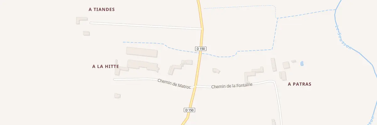 Plan du 5015 A la Hilte à Saint-Arroman