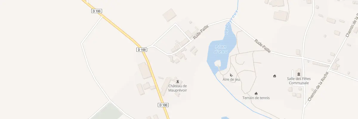 Plan du 4 Rude Paille à Mauprévoir
