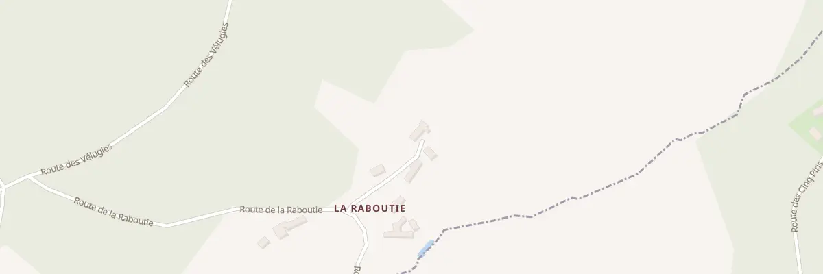 Plan du 76A La Raboutie-Est à Beleymas