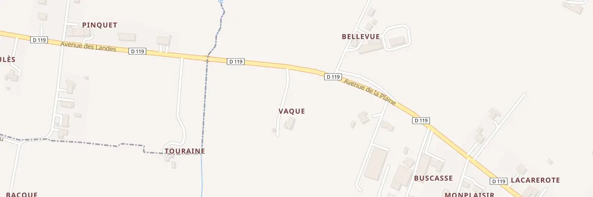 Plan du 1689 Av de la Plaine à Sainte-Colombe-en-Bruilhois
