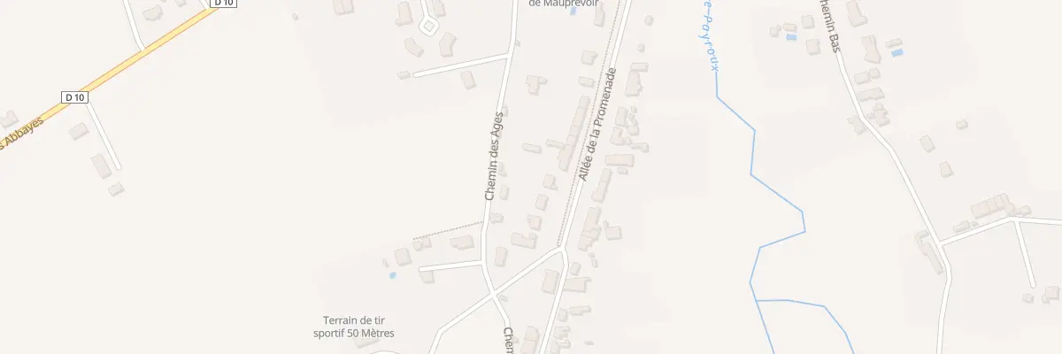 Plan du 24 All de la Promenade à Mauprévoir