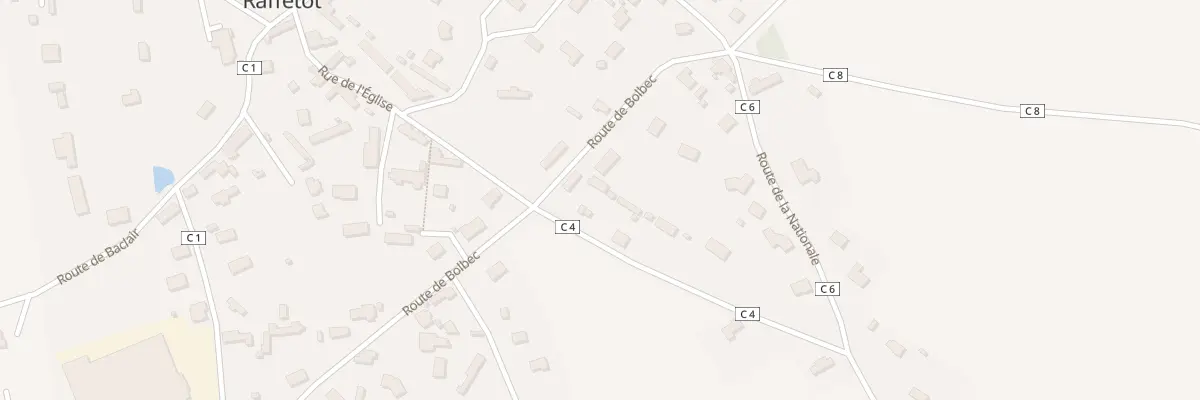 Plan du 285 Rue de l’Eglise à Raffetot