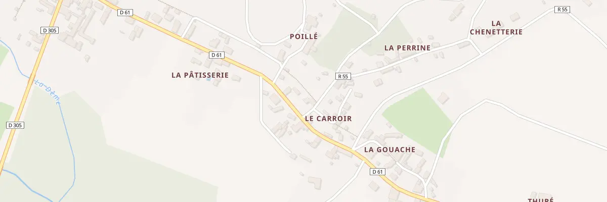 Plan du 5336 Le Carroir à Marçon