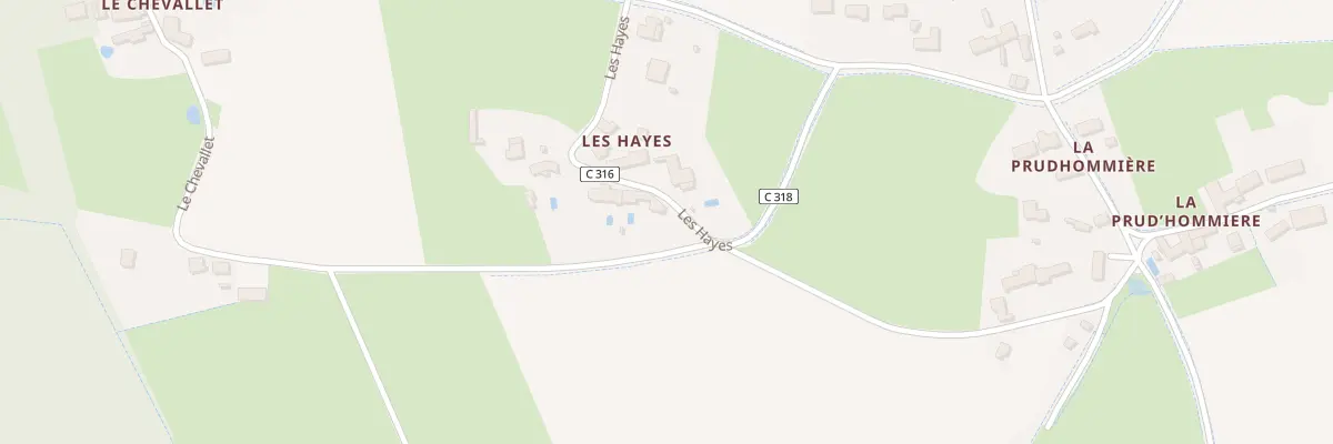 Plan du 2T Les Hayes à Druye
