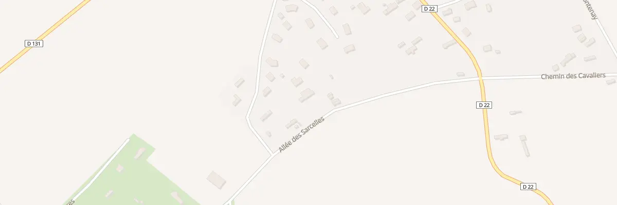 Plan du 7 All des Sarcelles à Saint-Victor-de-Chrétienville