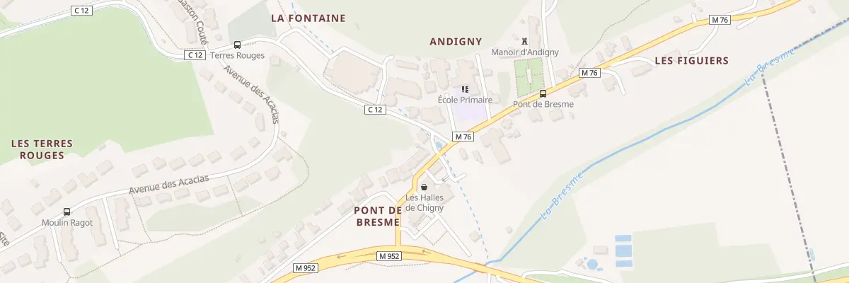 Plan du 1 Che de la Maurière à Saint-Étienne-de-Chigny