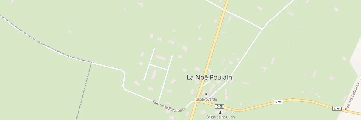 Plan du 5039 Rte Departementale 810 à La Noë-Poulain