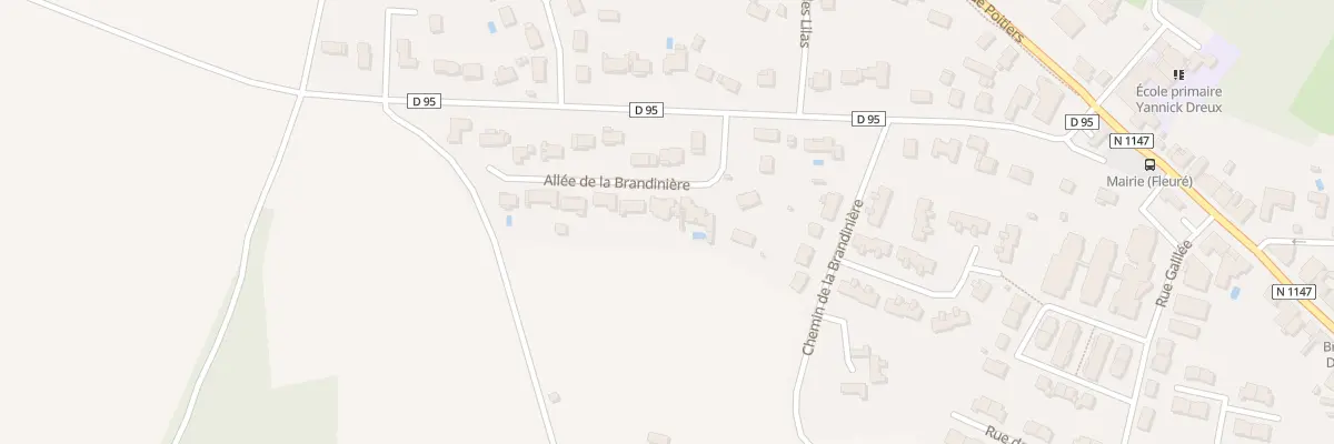 Plan du 7 All de la Brandinière à Fleuré
