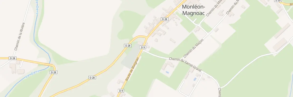 Plan du 1 Che du Sarrot Grand à Monléon-Magnoac
