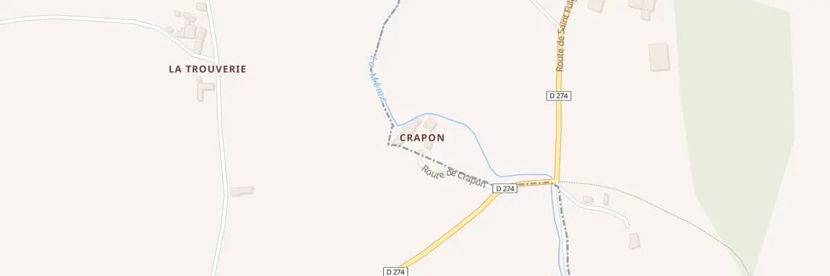 Plan du 65 Rte de Crapon à Belforêt-en-Perche