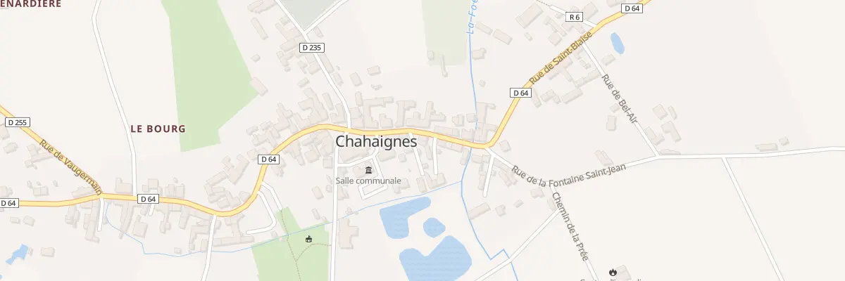 Plan du 4 Rue de Saint Blaise à Chahaignes