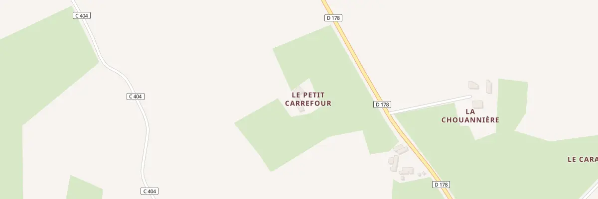 Plan du 5353 Le Petit Carrefour à Nogent-le-Bernard