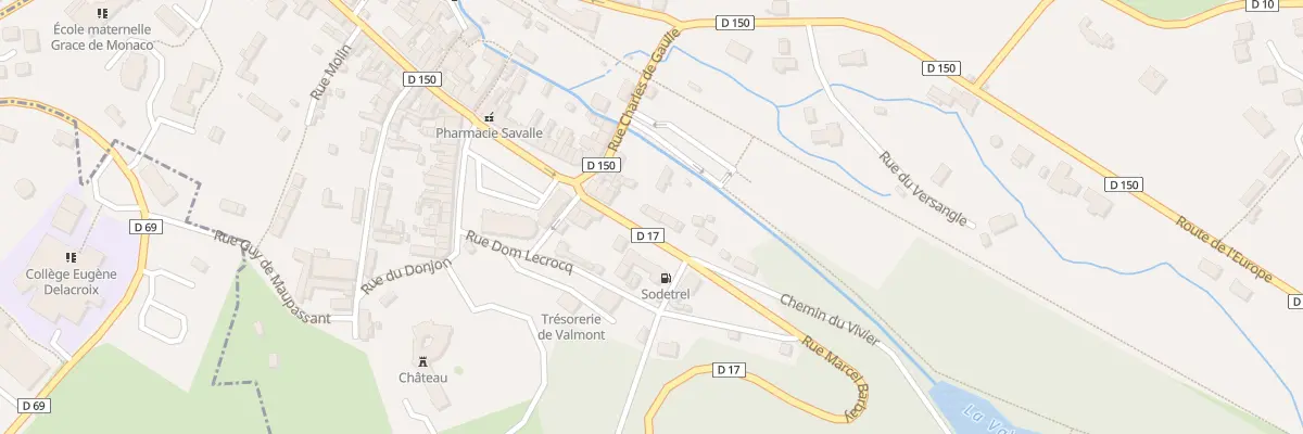Plan du 6T Rue d’Estouteville à Valmont