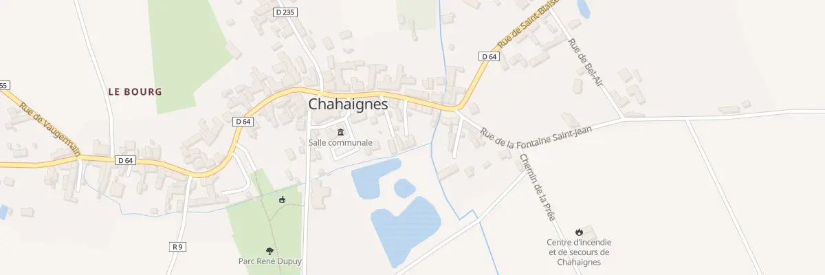Plan du 4 Imp Saint Blaise à Chahaignes