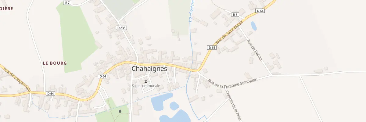Plan du 7 Rue de Saint Blaise à Chahaignes
