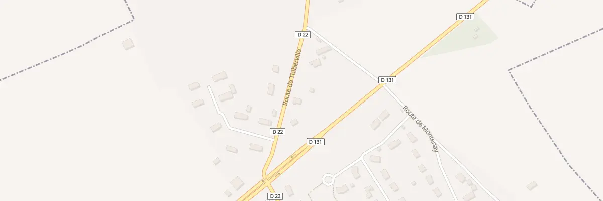 Plan du 10 Rte de Thiberville à Saint-Victor-de-Chrétienville