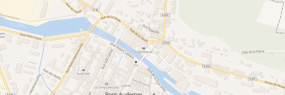 Plan du 3 Pl de Verdun à Pont-Audemer