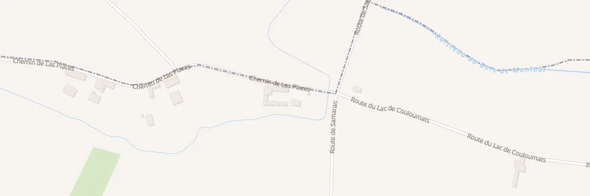 Plan du 75 Chem de Las Places à Monlaur-Bernet