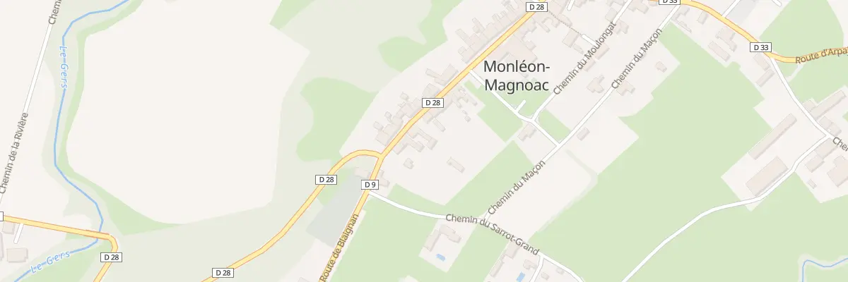 Plan du 25 Rue Principale à Monléon-Magnoac