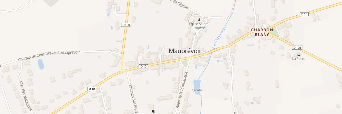 Plan du 14 Rue du Diamant à Mauprévoir