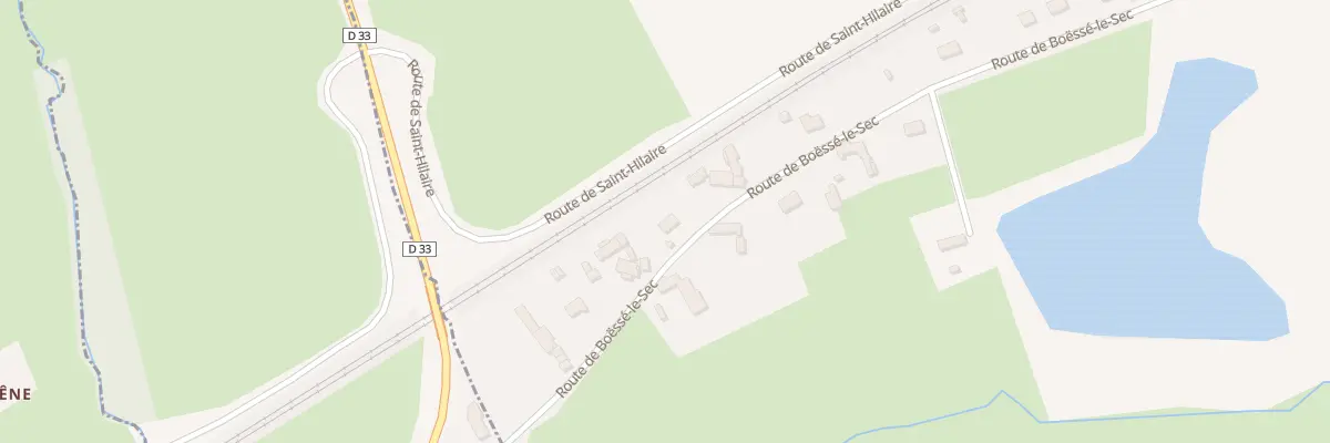 Plan du 11 Rte de Boëssé-le-sec à Beillé