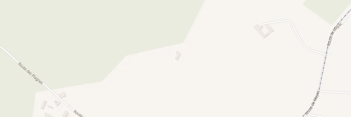 Plan du 1 Rte des Plagnes à Vallereuil