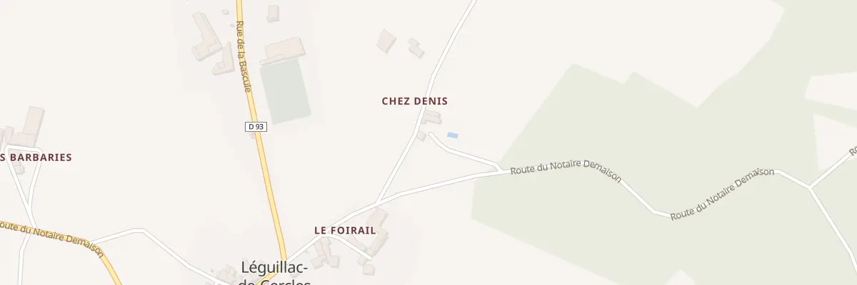 Plan du 96 Imp Chez Denis à Mareuil en Périgord