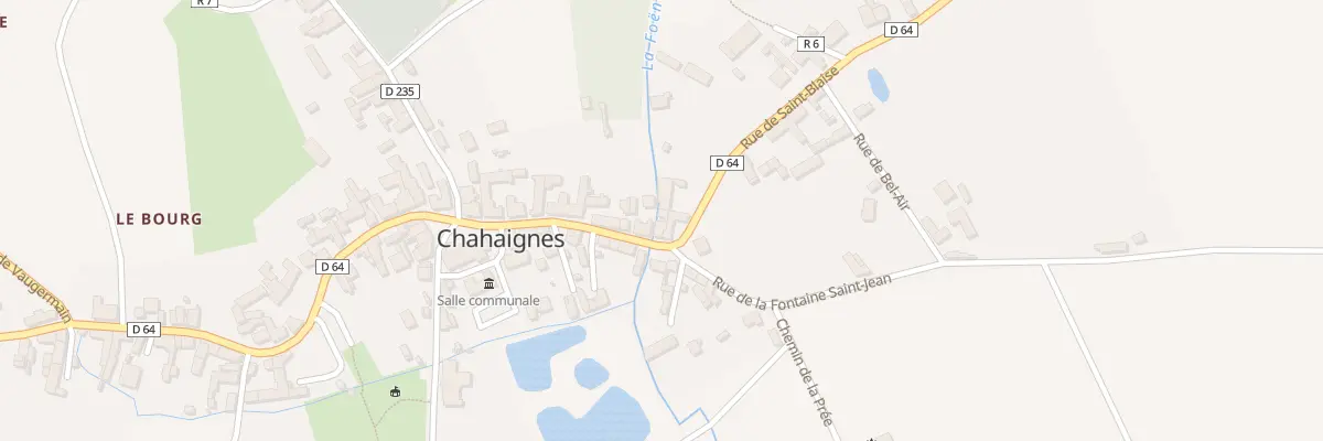 Plan du 11 Rue de Saint Blaise à Chahaignes