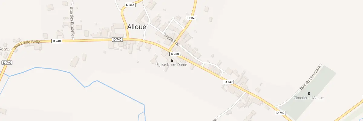 Plan du 25 Rue Emile Belly à Alloue