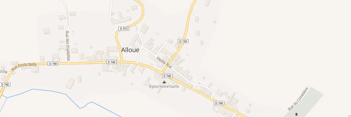 Plan du 6 Rte d’Epenede à Alloue
