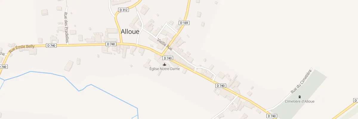 Plan du 28 Rue Emile Belly à Alloue