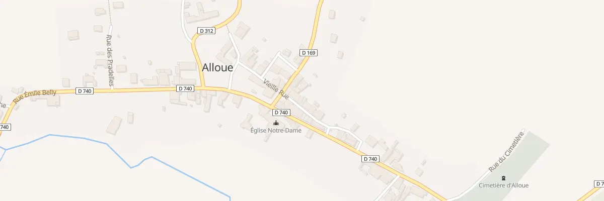 Plan du 10 Vieille Rue à Alloue