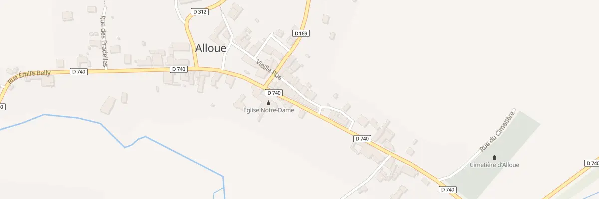 Plan du 24 Rue Emile Belly à Alloue