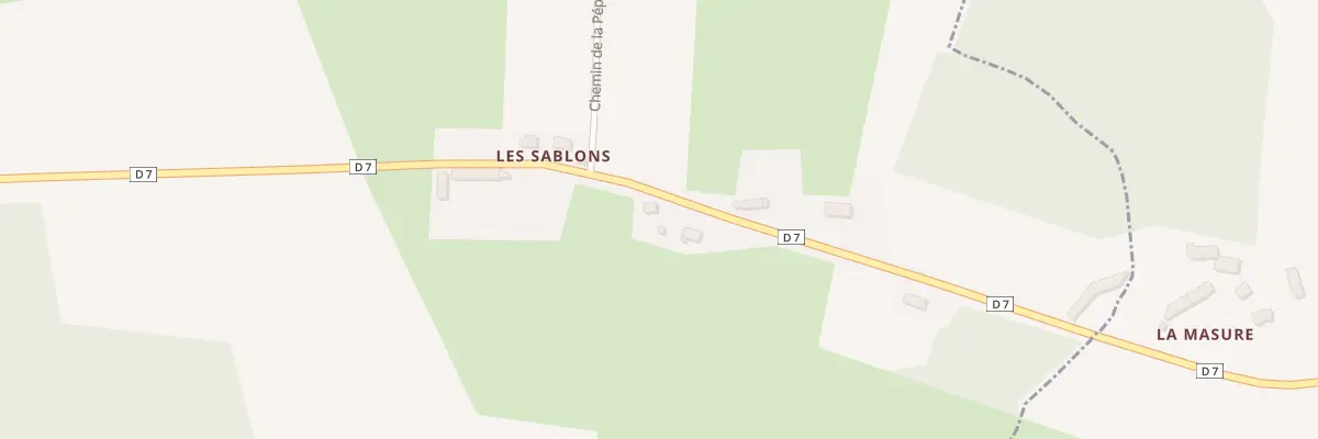 Plan du 99 Le Tresor à Bellavilliers